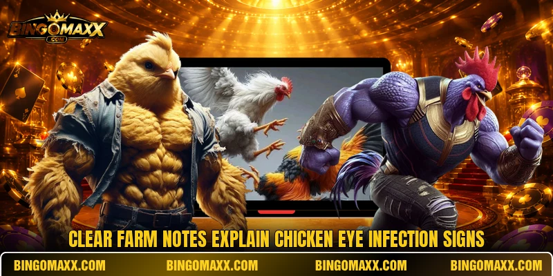 Clear farm notes explain Chicken Eye Infection signs