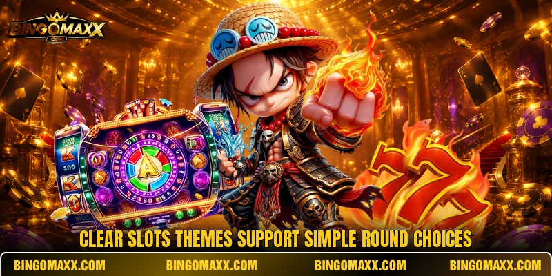 Clear slots themes support simple round choices