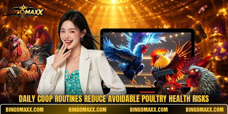 Daily coop routines reduce avoidable poultry health risks