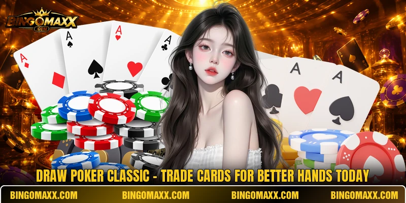 Draw Poker Classic - Trade Cards For Better Hands Today
