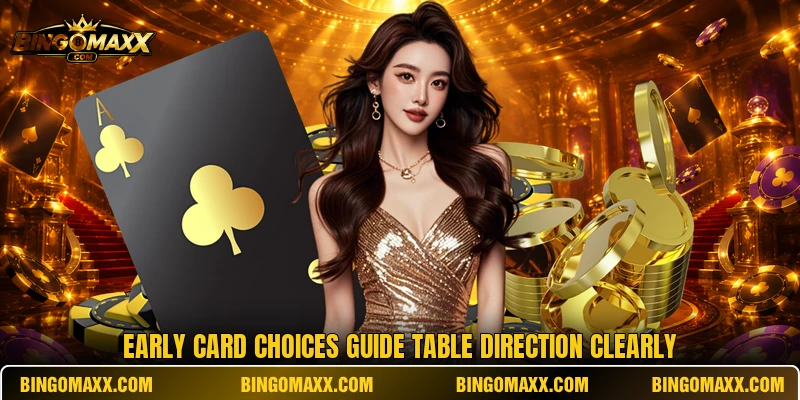 Early card choices guide table direction clearly