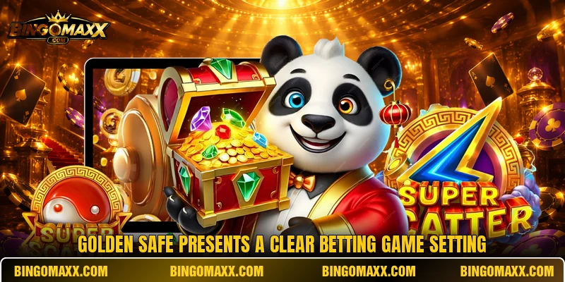 Golden Safe presents a clear betting game setting