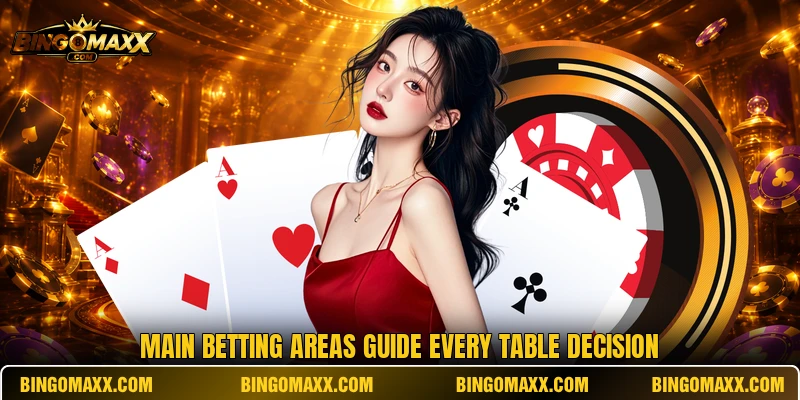 Main betting areas guide every table decision