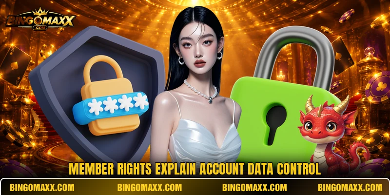 Member rights explain account data control