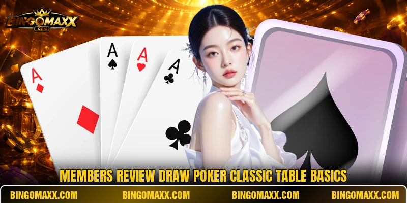 Members review draw poker classic table basics