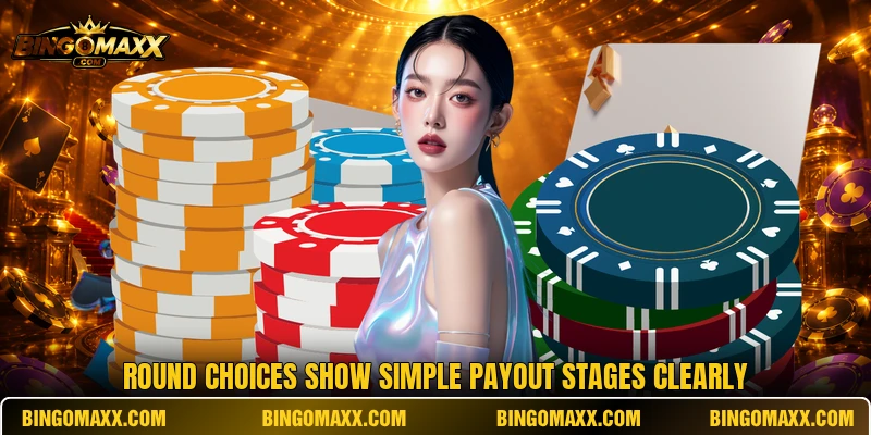 Round choices show simple payout stages clearly