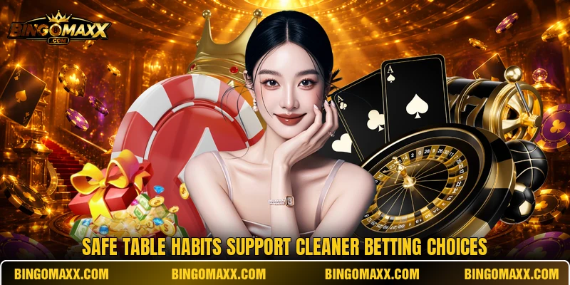 Safe table habits support cleaner betting choices